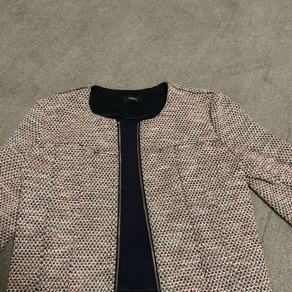 Theory Ualana Z Beacon Tweed Jacket EUC - Picture 4 of 6